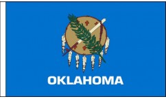 Oklahoma Table Flags